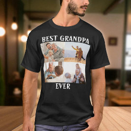 Camiseta El mejor abuelo de todos los tiempos 4 Collage de 