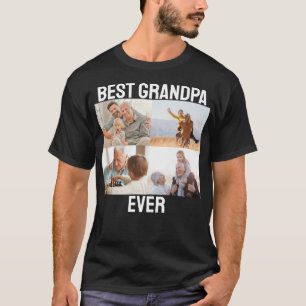 Camiseta El mejor abuelo de todos los tiempos 4 Collage de 
