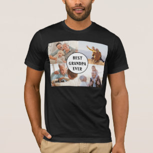 Camiseta El mejor abuelo de todos los tiempos 4 Collage de 