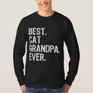 Camiseta El mejor abuelo del gato es el gracioso regalo de