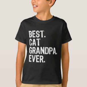 Camiseta El mejor abuelo del gato es el gracioso regalo de