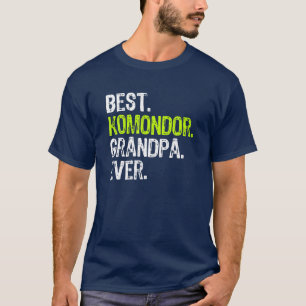 Camiseta El mejor abuelo del Komondor jamás amante del perr