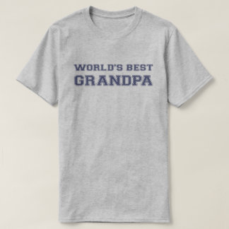 Camiseta El mejor abuelo del mundo