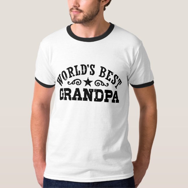 Camiseta El mejor abuelo del mundo (Anverso)
