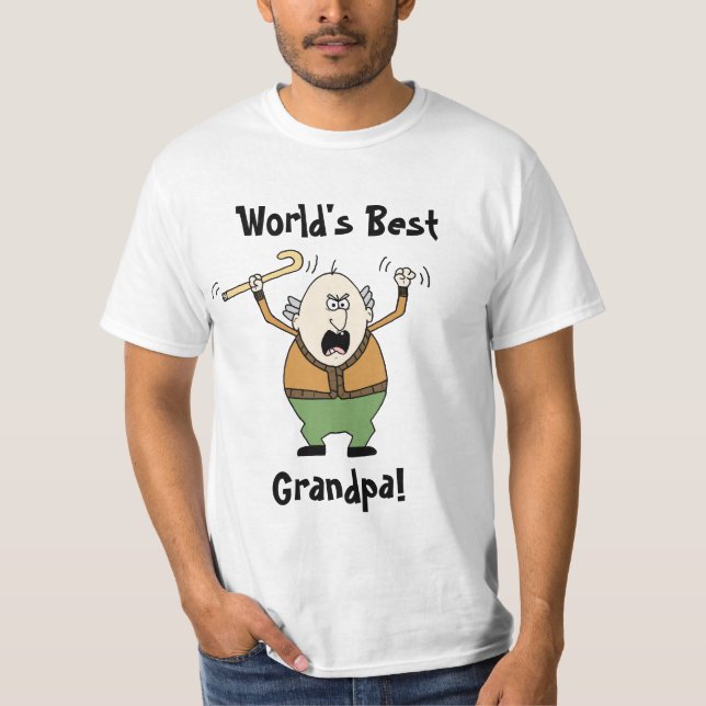 Camiseta ¡El mejor abuelo del mundo! (Anverso)