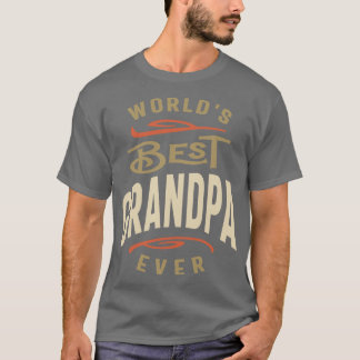 Camiseta El mejor abuelo del mundo es divertido