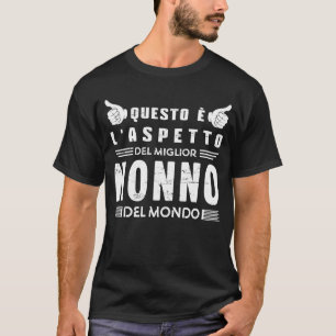 Camiseta El mejor abuelo del mundo parece el día del padre