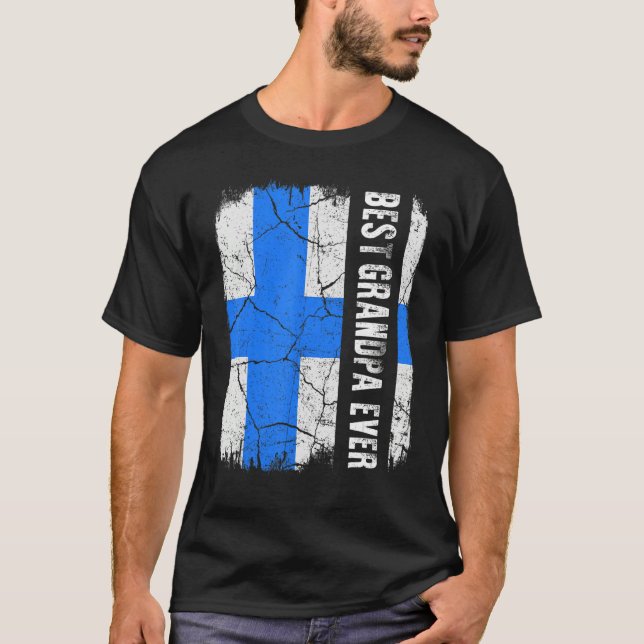 Camiseta El mejor abuelo finlandés de la historia de Finlan (Anverso)