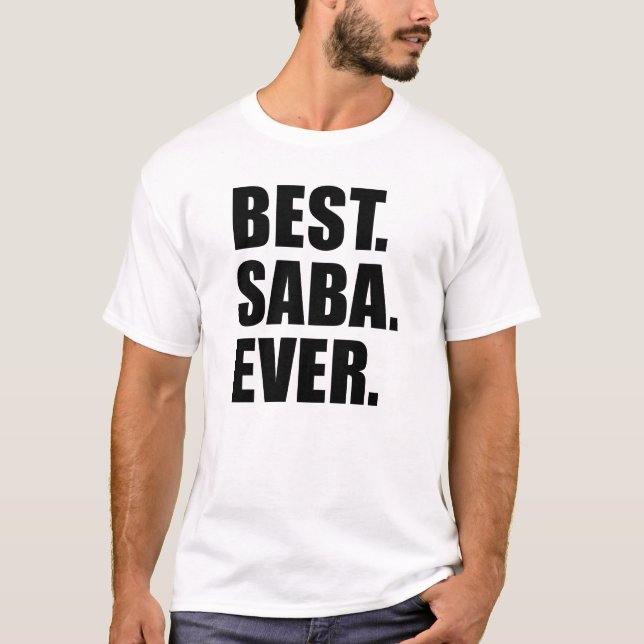 Camiseta El mejor abuelo judío de Saba (Anverso)