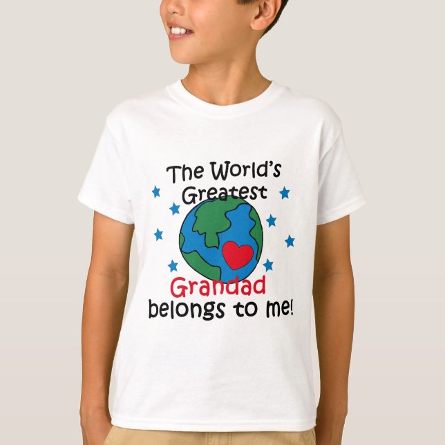 Camiseta El mejor abuelo me pertenece (Anverso)