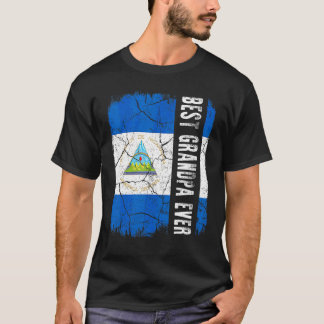 Camiseta El mejor abuelo nicaragüense de todos los tiempos