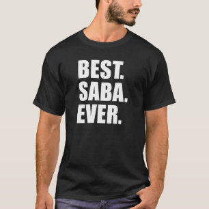 Camiseta El mejor abuelo siempre judío de Saba (EN
