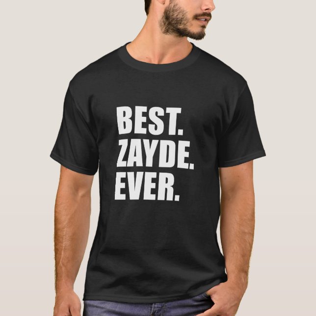 Camiseta El mejor abuelo siempre judío de Zayde (EN (Anverso)