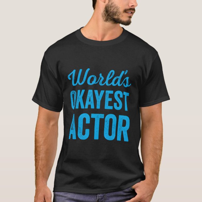 Camiseta El mejor actor del mundo (Anverso)