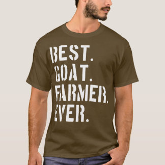 Camiseta El mejor agricultor de cabras siempre divertido