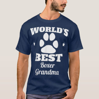 Camiseta El mejor amante de los perros abuelitos del mundo 