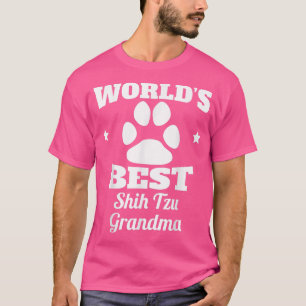 Camiseta El mejor amante de los perros chiitas de la abuela