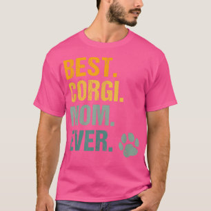 Camiseta El mejor amante de los perros de Corgi Mo