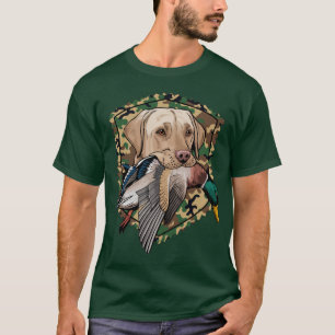 Camiseta El mejor amigo de Duck Hunter - Camo Labrador