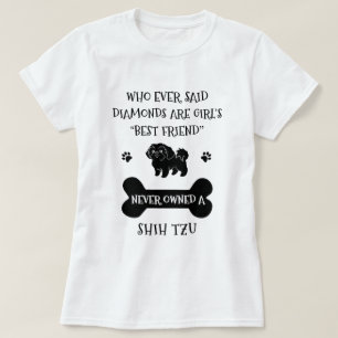 Camiseta El mejor amigo de Shih Tzu Dog