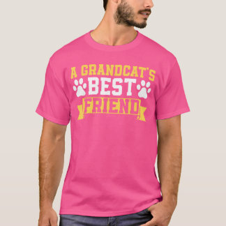 Camiseta El mejor amigo de un gato abuelo gatos hombres muj