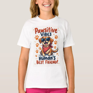 Camiseta El mejor amigo del hombre perro lindo