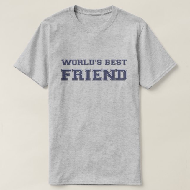 Camiseta El mejor amigo del mundo (Diseño del anverso)