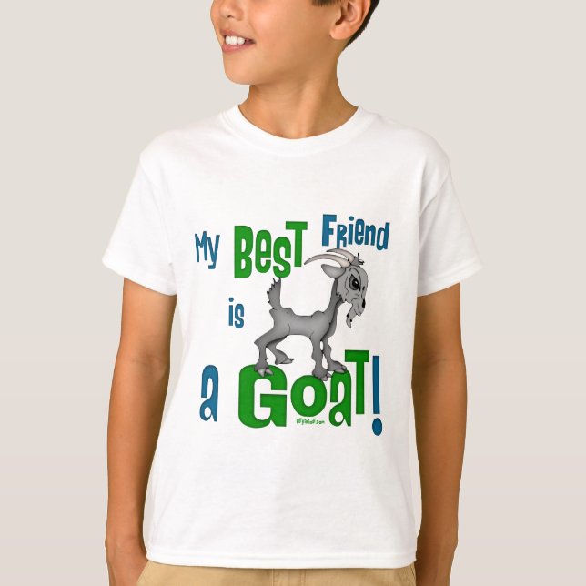 Camiseta El mejor amigo es una cabra (Anverso)