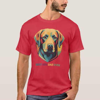Camiseta El mejor amigo propietario del perro de los Vintag