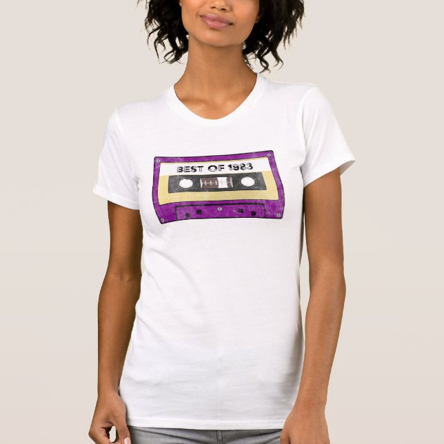 Camiseta El mejor aniversario del cumpleaños de Cassette en (Anverso)