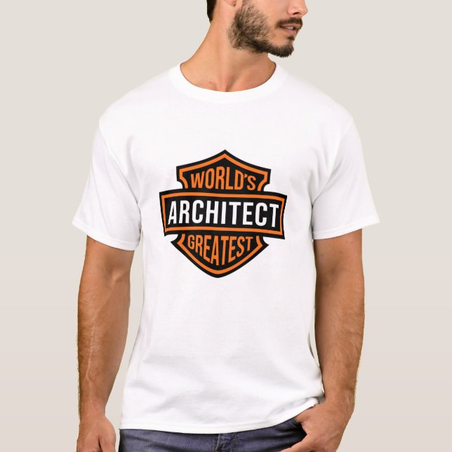 Camiseta El mejor arquitecto del mundo (Anverso)
