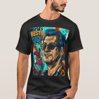Camiseta El mejor arte digital de papá del mundo