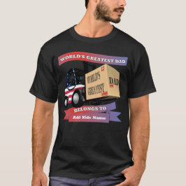 Camiseta El mejor ascensor personalizado de EE.UU. para pap