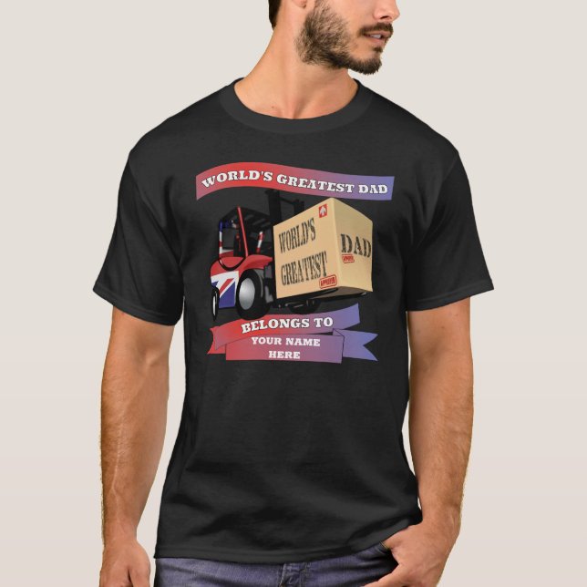 Camiseta El mejor ascensor personalizado del Reino Unido pa (Anverso)