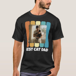 Camiseta El mejor atardecer del Personalizado del gato