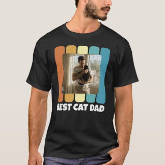 Camiseta El mejor atardecer del Personalizado del gato