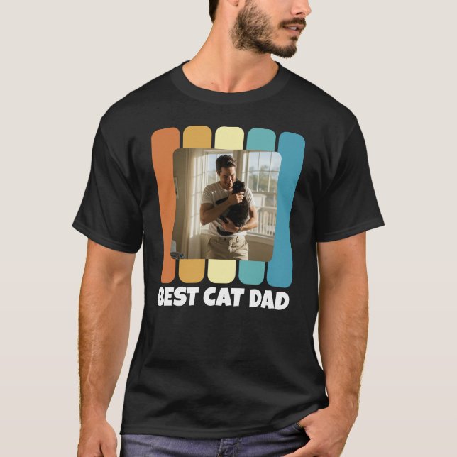 Camiseta El mejor atardecer del Personalizado del gato (Anverso)