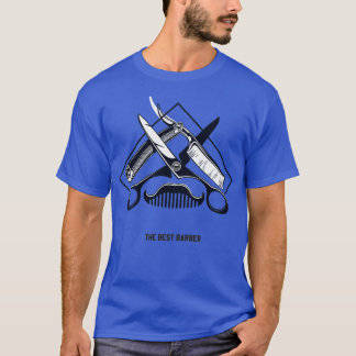 Camiseta El mejor barbero del mundo