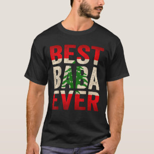 Camiseta El mejor beba jamás libanés de papá y esposo liban