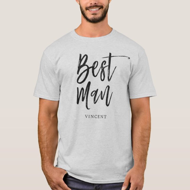 Camiseta El mejor boda conocida personalizada de la (Anverso)