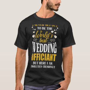 Camiseta El mejor Boda del mundo en matrimonio B