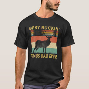 Camiseta El Mejor Bono De Buckin Para Los Hombres Papá Vint