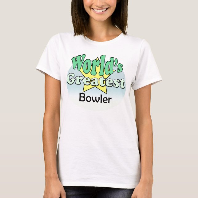 Camiseta El mejor Bowler del mundo (Anverso)