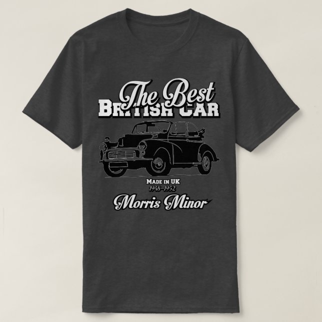 Camiseta El mejor británico Morris Menor (Diseño del anverso)