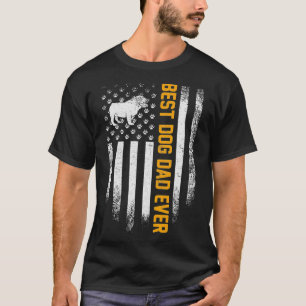 Camiseta El mejor Bulldog inglés de EE. UU. jamás americano