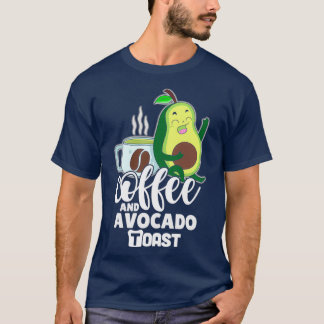 Camiseta El mejor café aguacate tostada divertida