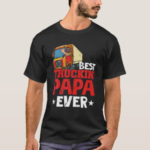 Camiseta El mejor camionero de papá feliz Día del Padre Org