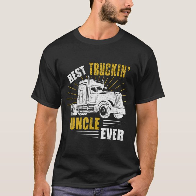 Camiseta El mejor camionero tío de los camioneros regalo a  (Anverso)