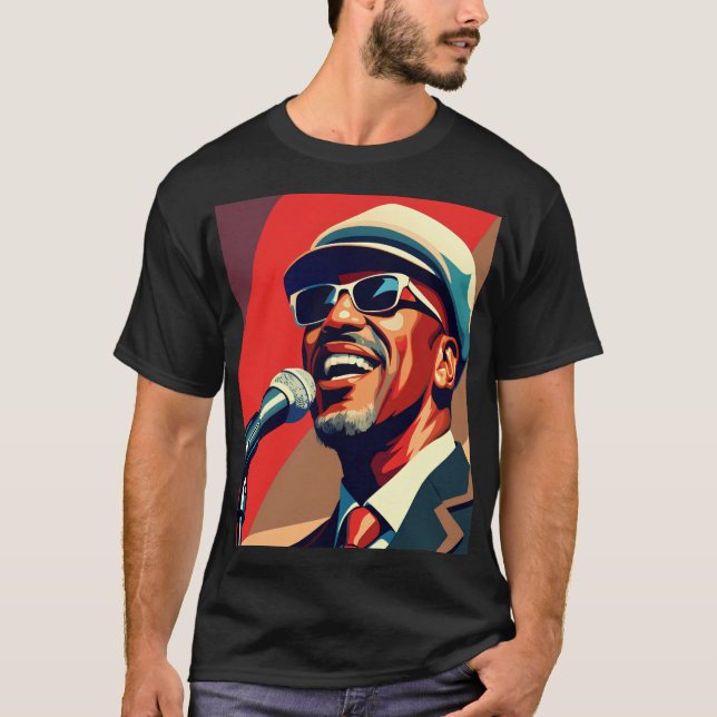 Camiseta El mejor cantante musical legendario de Estados Un (Anverso)