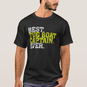 Camiseta El mejor capitán de un bote salvavidas que haya he
